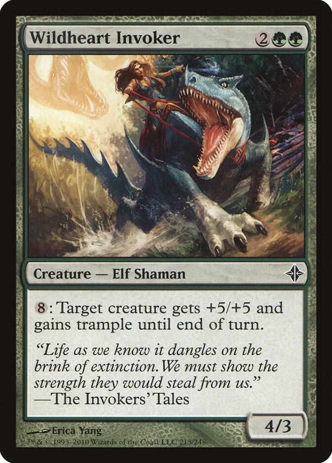 Wildheart Invoker 213 card from Rise of the Eldrazi