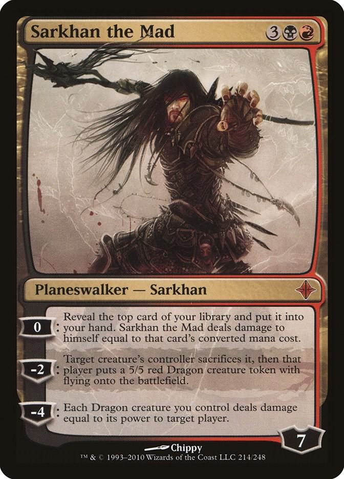 Sarkhan the Mad 214 card from Rise of the Eldrazi