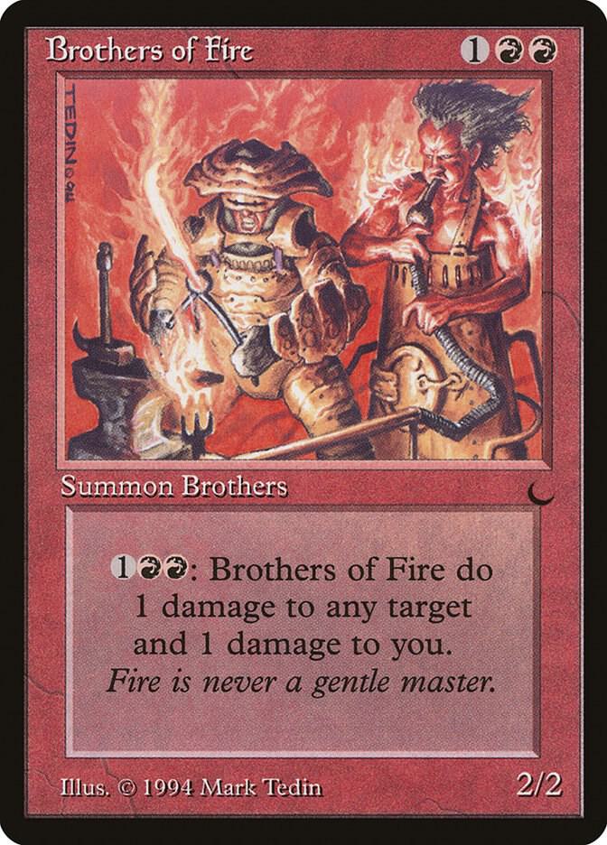 Brothers of Fire card from The Dark