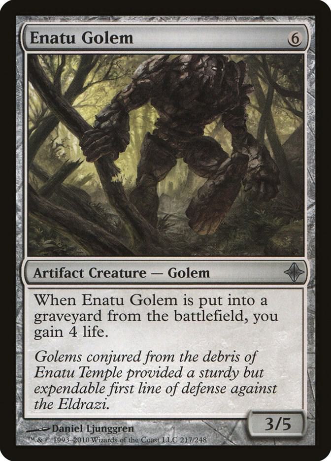 Enatu Golem 217 card from Rise of the Eldrazi