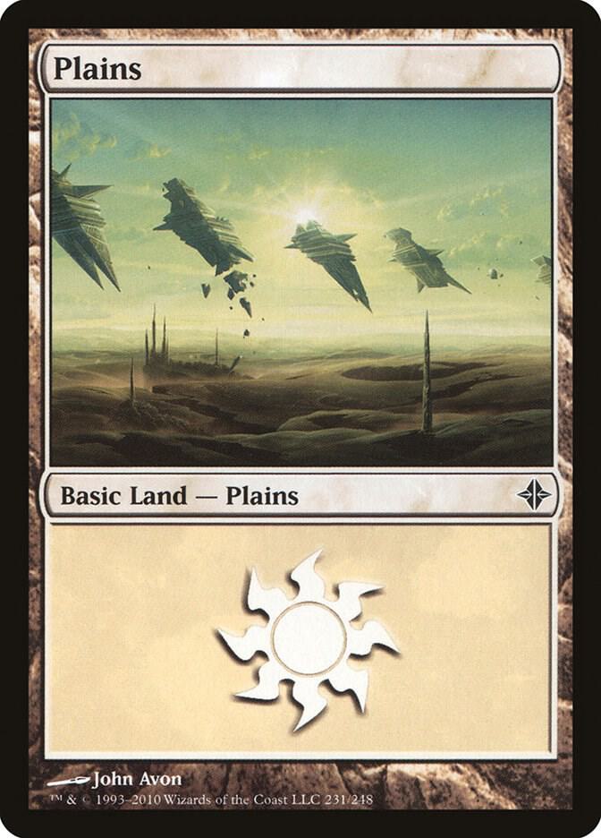 Plains 231 card from Rise of the Eldrazi