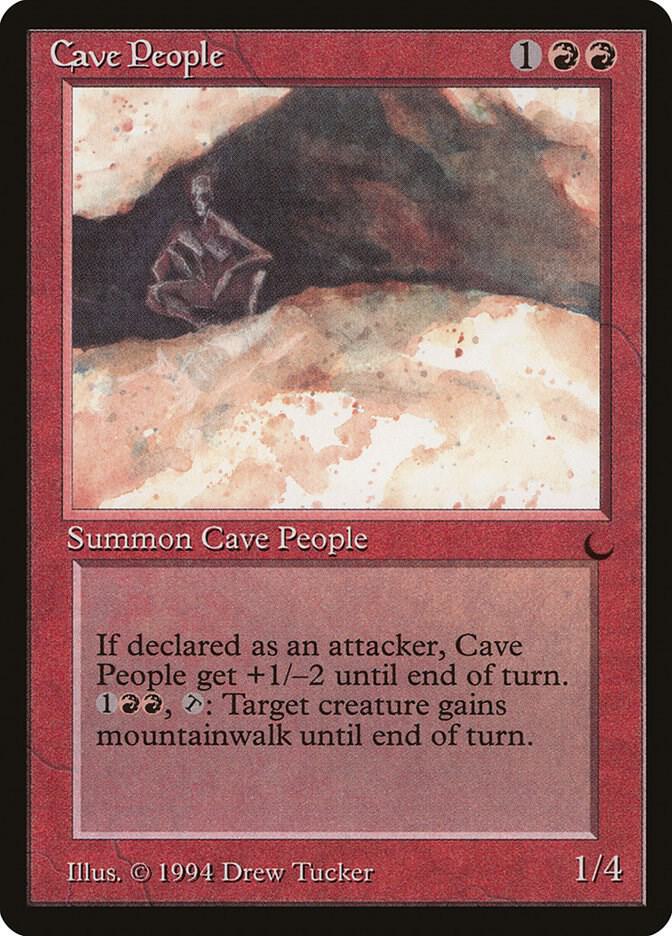 Cave People card from The Dark