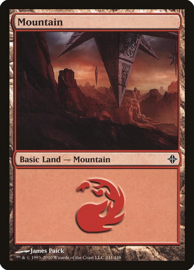 Mountain 241 card from Rise of the Eldrazi
