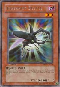 Infernity Beetle TSHD-EN014 card from The Shining Darkness