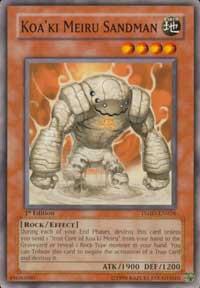 Koa'ki Meiru Sandman TSHD-EN028 card from The Shining Darkness
