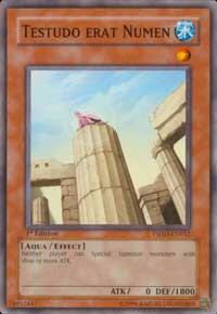 Testudo erat Numen TSHD-EN032 card from The Shining Darkness