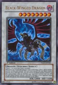 Black-Winged Dragon TSHD-EN040 card from The Shining Darkness