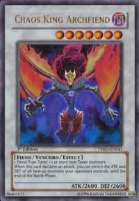 Chaos King Archfiend TSHD-EN041 card from The Shining Darkness