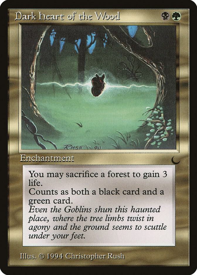 Dark Heart of the Wood card from The Dark