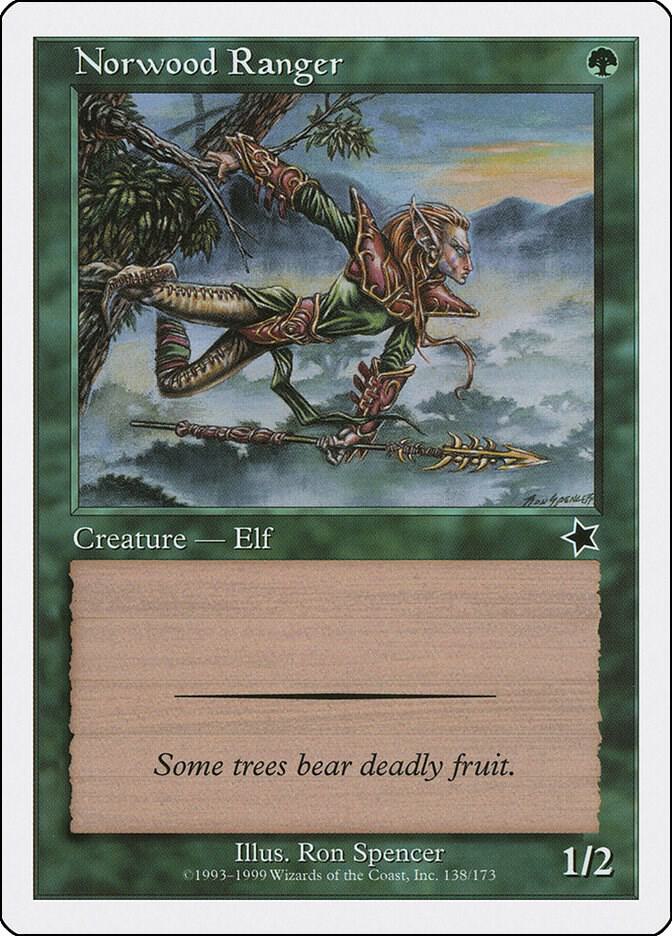Norwood Ranger 138 card from Starter 1999