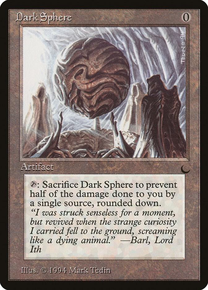 Dark Sphere card from The Dark