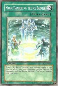 Magic Triangle of the Ice Barrier TSHD-EN057 card from The Shining Darkness