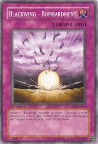 Blackwing - Bombardment TSHD-EN065 card from The Shining Darkness