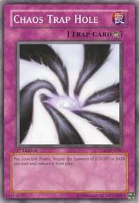 Chaos Trap Hole TSHD-EN080 card from The Shining Darkness