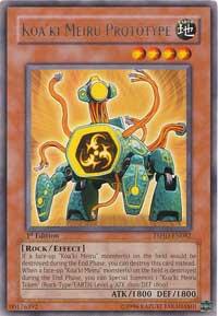 Koa'ki Meiru Prototype TSHD-EN082 card from The Shining Darkness