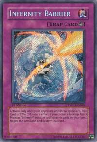 Infernity Barrier TSHD-EN089 card from The Shining Darkness