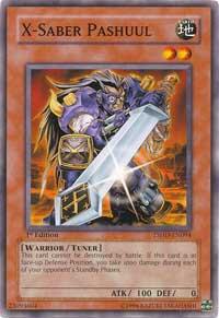 X-Saber Pashuul TSHD-EN094 card from The Shining Darkness