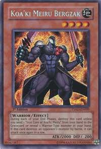 Koa'ki Meiru Bergzak TSHD-EN099 card from The Shining Darkness
