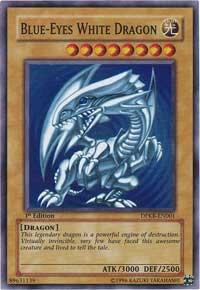 Blue-Eyes White Dragon DPKB-EN001 card from Duelist Pack: Kaiba