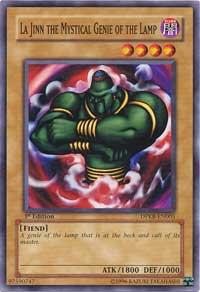 La Jinn the Mystical Genie of the Lamp DPKB-EN005 card from Duelist Pack: Kaiba