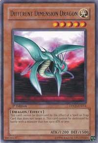 Different Dimension Dragon DPKB-EN014 card from Duelist Pack: Kaiba