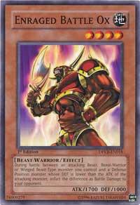 Enraged Battle Ox DPKB-EN018 card from Duelist Pack: Kaiba