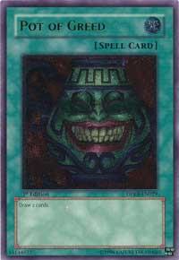 Pot of Greed (UTR) DPKB-EN029 card from Duelist Pack: Kaiba