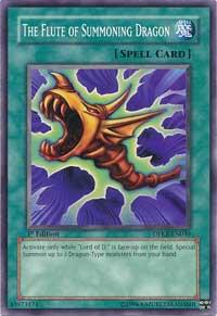 The Flute of Summoning Dragon DPKB-EN030 card from Duelist Pack: Kaiba