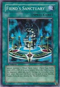 Fiend's Sanctuary DPKB-EN035 card from Duelist Pack: Kaiba