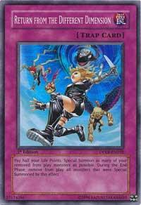 Return from the Different Dimension DPKB-EN038 card from Duelist Pack: Kaiba