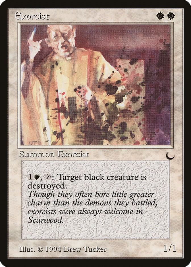 Exorcist card from The Dark