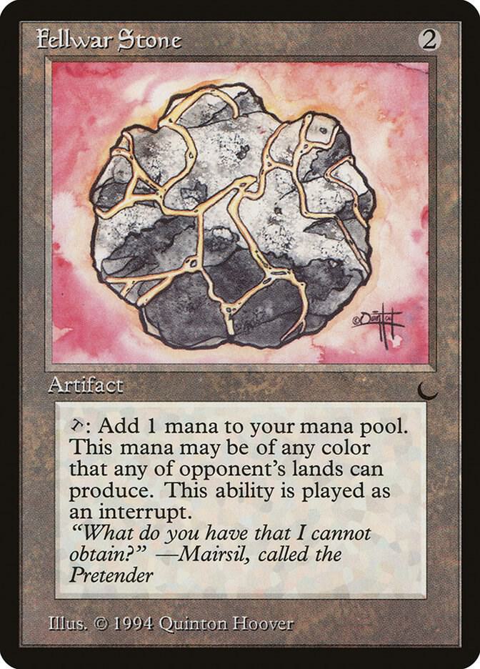 Fellwar Stone card from The Dark