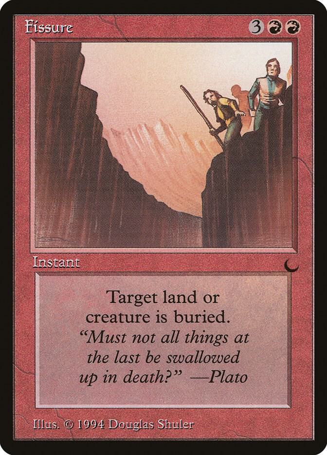 Fissure card from The Dark