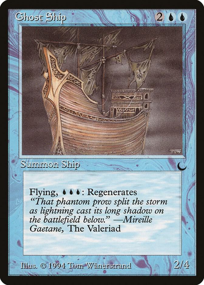 Ghost Ship card from The Dark