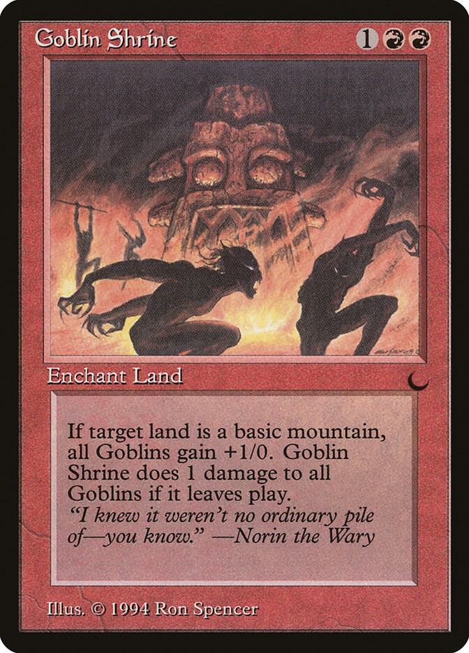 Goblin Shrine card from The Dark