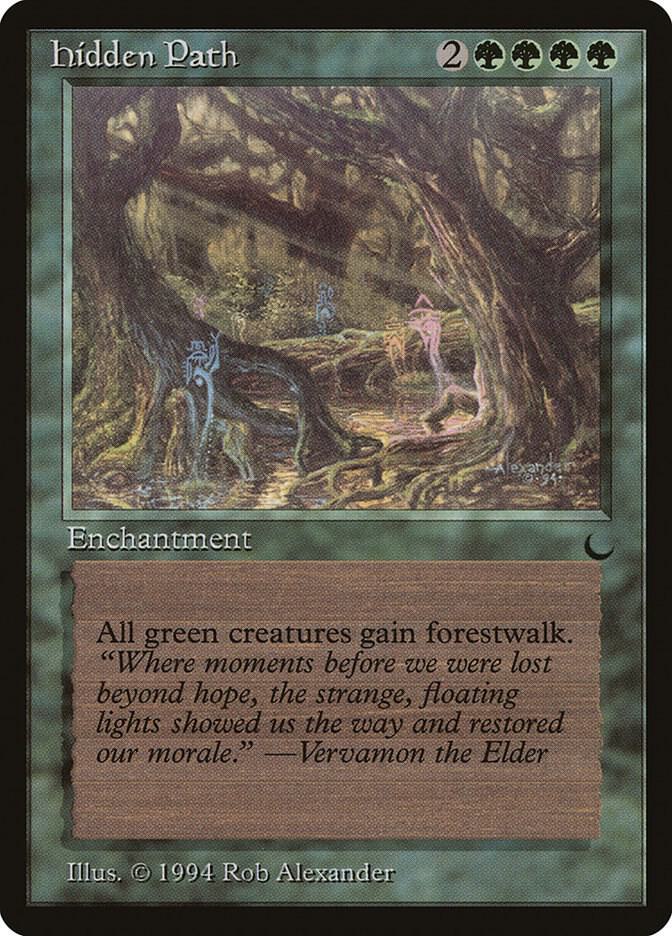 Hidden Path card from The Dark