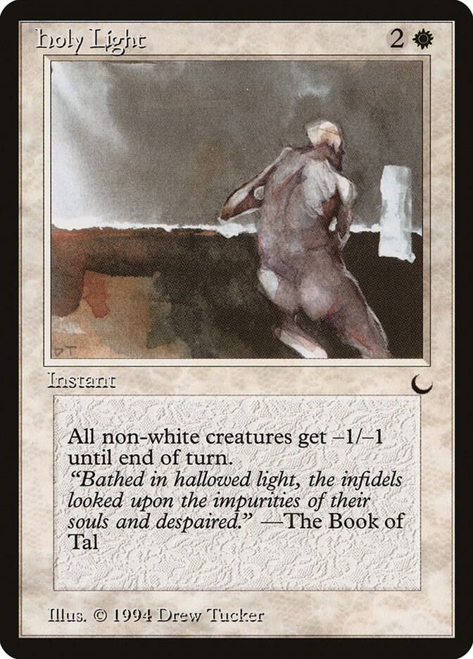 Holy Light card from The Dark