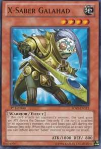 X-Saber Galahad 5DS3-EN013 card from Starter Deck: Duelist Toolbox