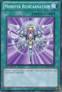 Monster Reincarnation 5DS3-EN027 card from Starter Deck: Duelist Toolbox