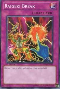 Raigeki Break 5DS3-EN032 card from Starter Deck: Duelist Toolbox