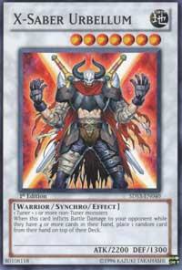X-Saber Urbellum 5DS3-EN040 card from Starter Deck: Duelist Toolbox