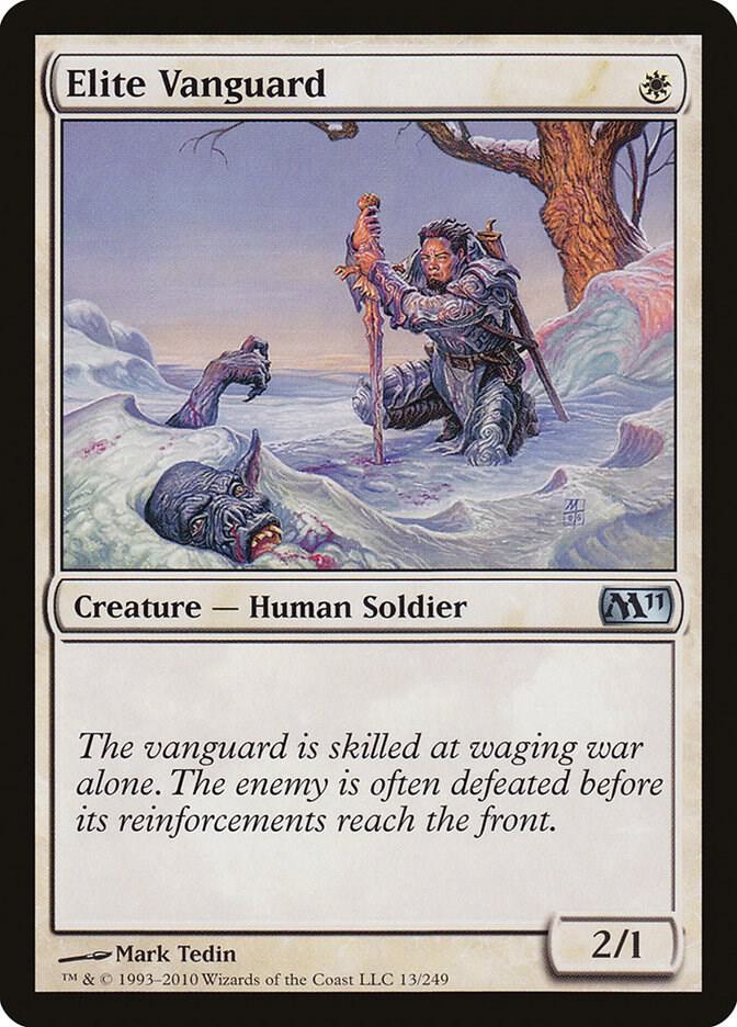 Elite Vanguard 13 card from Magic 2011 (M11)