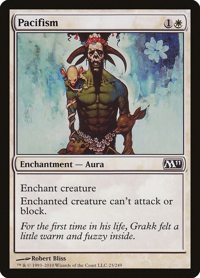 Pacifism 23 card from Magic 2011 (M11)