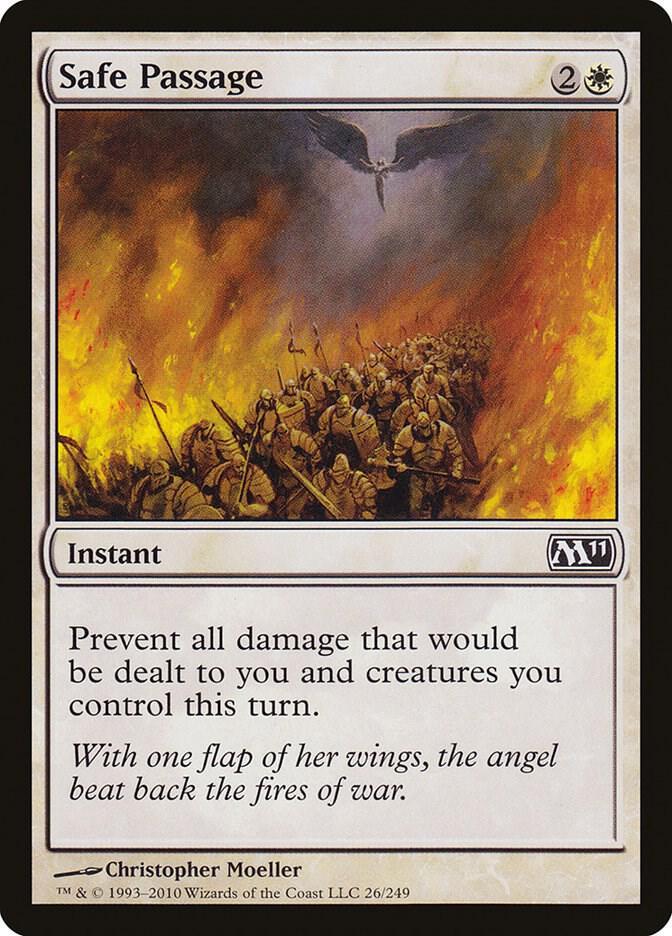 Safe Passage 26 card from Magic 2011 (M11)