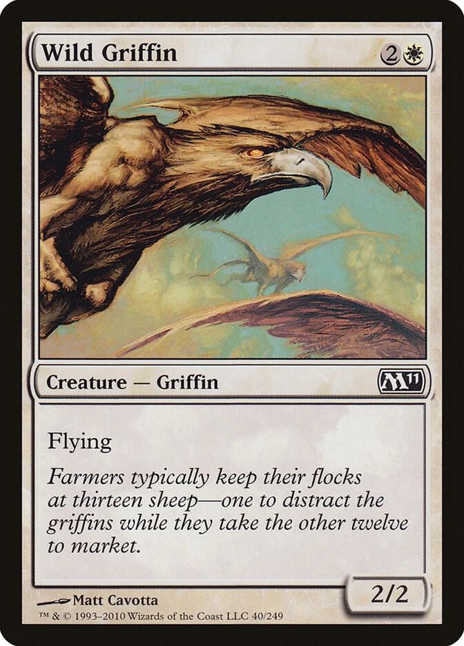 Wild Griffin 40 card from Magic 2011 (M11)