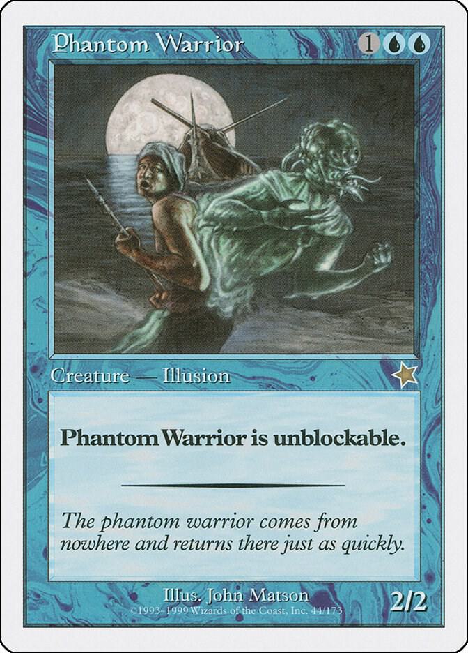 Phantom Warrior 44 card from Starter 1999