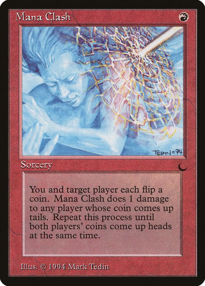Mana Clash card from The Dark