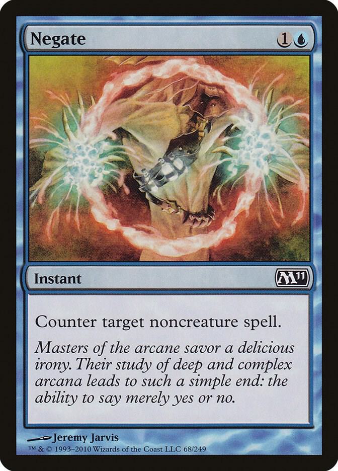 Negate 68 card from Magic 2011 (M11)