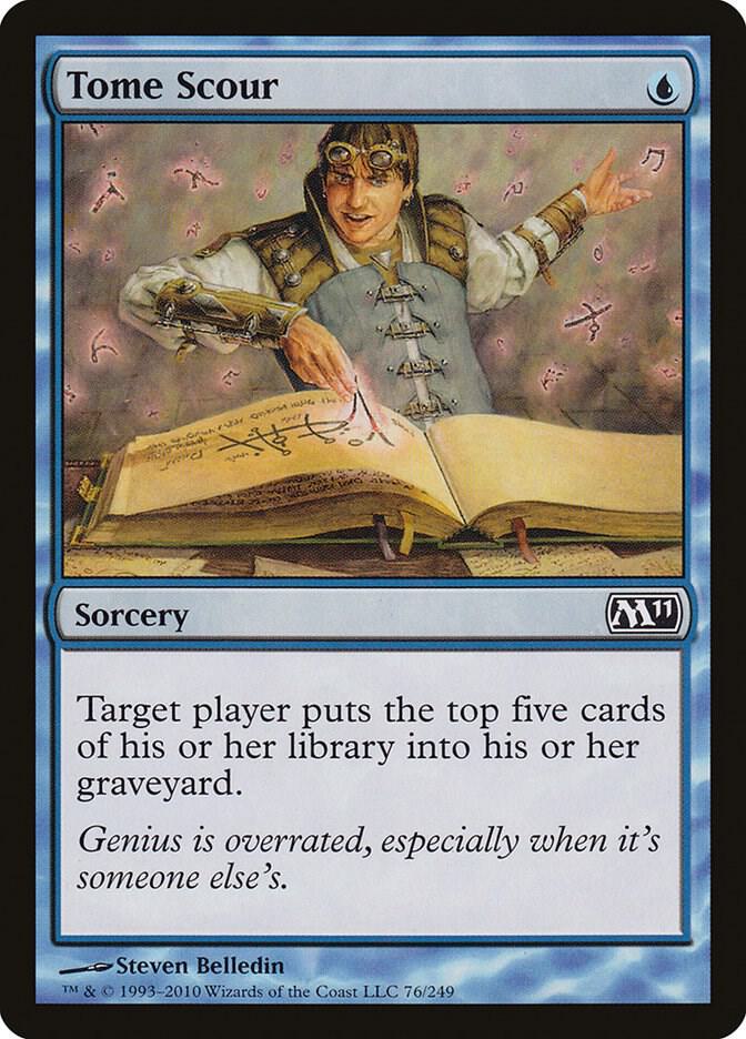 Tome Scour 76 card from Magic 2011 (M11)