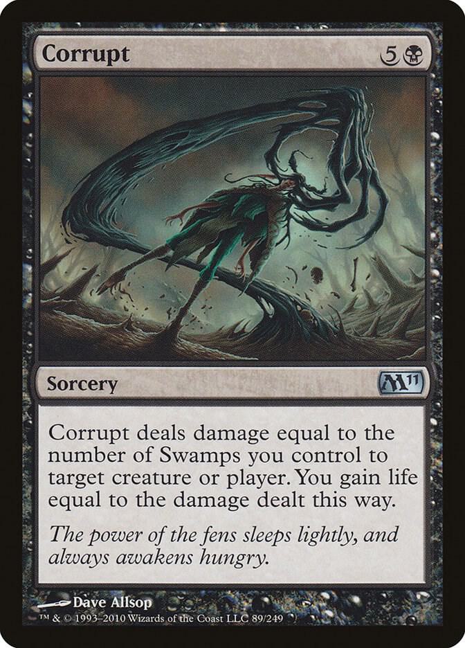 Corrupt 89 card from Magic 2011 (M11)